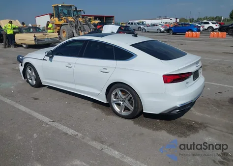 2022 Audi A5 Sportback Premium 45 Tfsi S Line Quattro S Tronic из США, поврежденный, VIN WAUDACF56NA010212